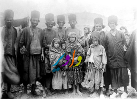 تعدادی از مردان طایفه بهمئی قوم بختیاری