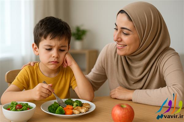 تغذیه سالم کودکان بدغذا