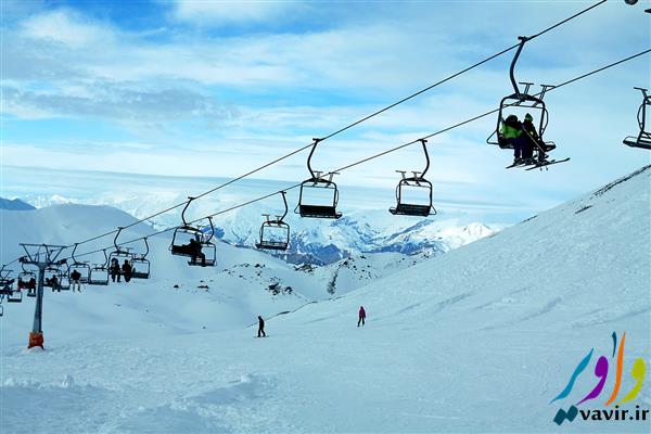 اسکی در نزدیکی شه تهرانر؛ تفریحی زمستانی